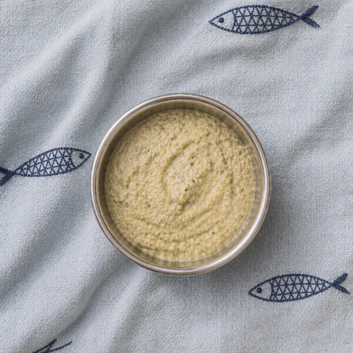 Sardientjes met courgette & aardappel