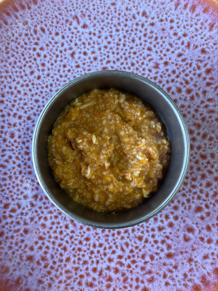 Seizoensgerecht: Kip met pruim & rozemarijn. Couscous, wortel, witte bonen & een vleugje vanille.